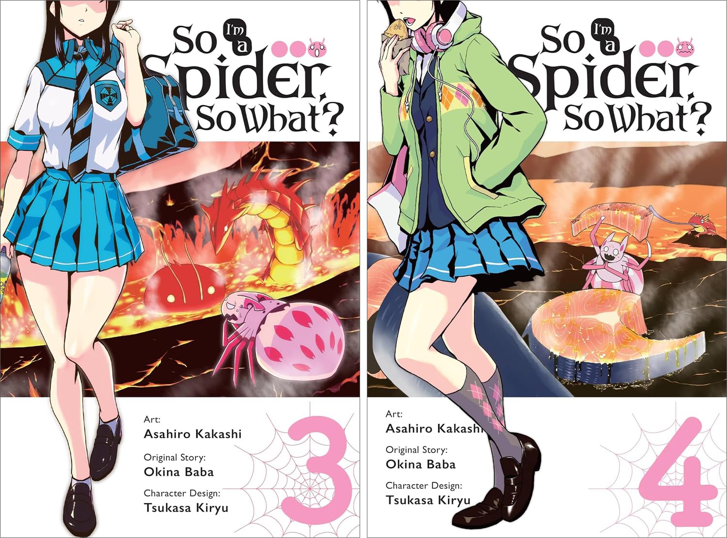 So I'm a Spider, So What? Vol. 1-13 (Manga) , 13 Books Collection Set, by Okina Baba and Asahiro Kakashi
