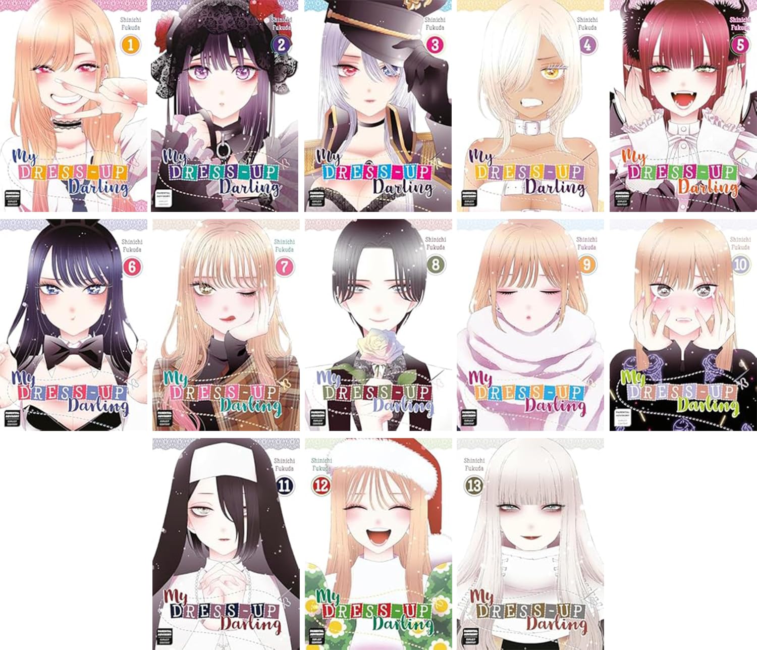 My Dress-Up Darling Series, Vol. 1-13, 13 Books Collection Set, by Shinichi Fukuda