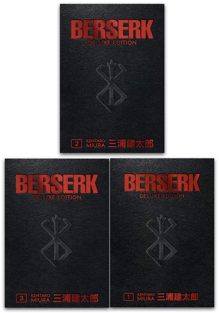 Berserk Deluxe Edition Series 3 Books Collection Set (Berserk Deluxe Volume 1, Berserk Deluxe Volume 2, Berserk Deluxe Volume 3)