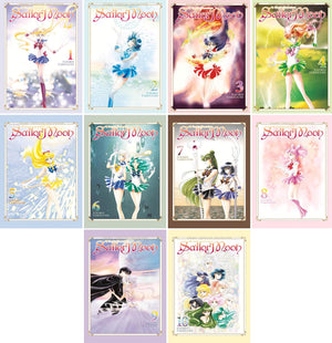 Sailor Moon Manga Series Vol. 1–10 Collection Set (10 Books) by Naoko Takeuchi