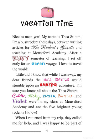 The Journey to Atlantis (Thea Stilton: Special Edition #1): A Geronimo Stilton Adventure