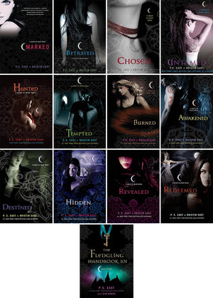 House of Night Series Vol. 1–12 + The Fledgling Handbook 101, 13-Book Collection Set by P. C. Cast & Kristin Cast