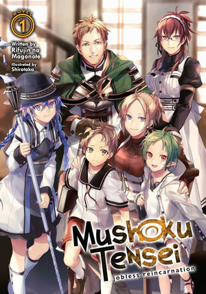 Jobless Reincarnation Light Novel Set of 5 Books, Mushoku Tensei Vol. 1-5 by Rifujin Na Magonote