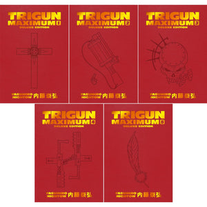 Trigun Maximum Manga Series 5-Book Collection Set (Volumes 1-5) by Yasuhiro Nightow