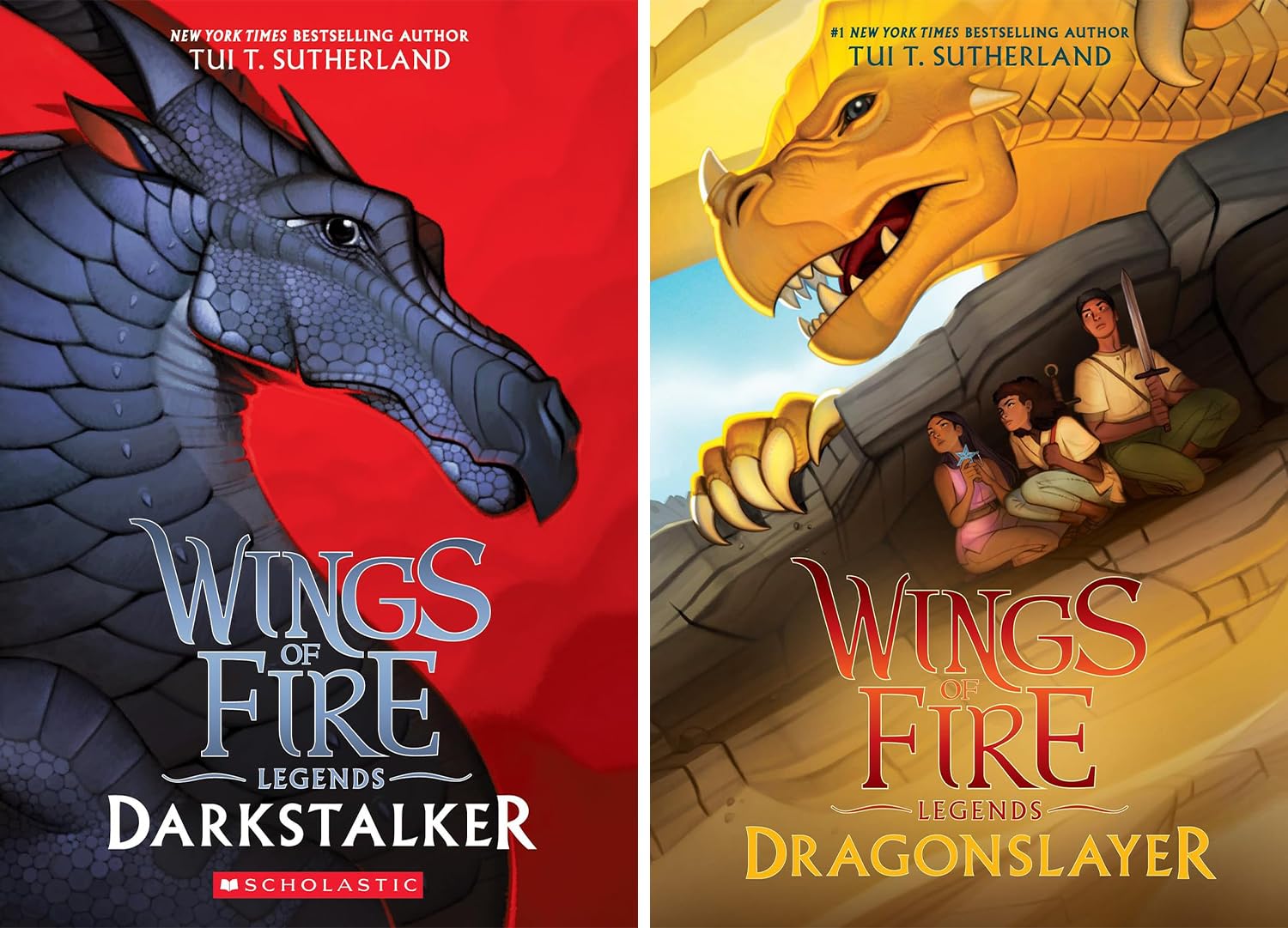 Wings of Fire Series 17 Books Collection Set. Wings of Fire Volume 1-15 and Dragonslayer & Darkstalker by Tui T. Sutherland