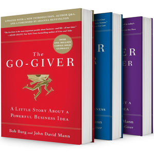 The Go-Giver Series, Collection Set of 3 Books. The Go-Giver, The Go-Giver Leader, and The Go-Giver Influencer by Bob Burg