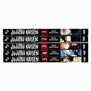 Jujutsu Kaisen Series Vol 1-5 Books Collection Set By Gege Akutami