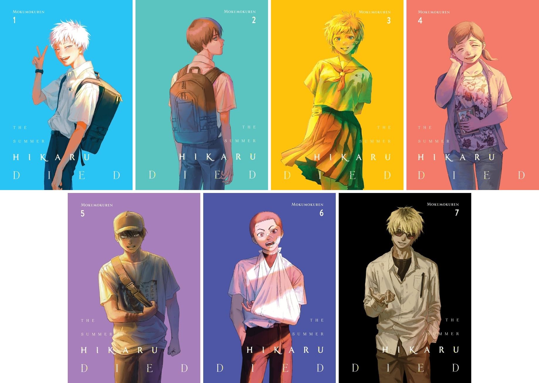 The Summer Hikaru Died Series Vol. 1-7 Collection Set by Mokumokuren