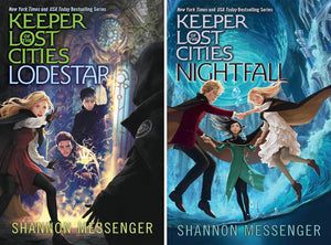 Keeper of the Lost Cities Series 11 Books Set by Shannon Messenger (Keeper of the Lost Cities, Exile, Everblaze, Neverseen, Lodestar, Nightfall, ... Unlocked Book 8.5, Unraveled Book 9.5)