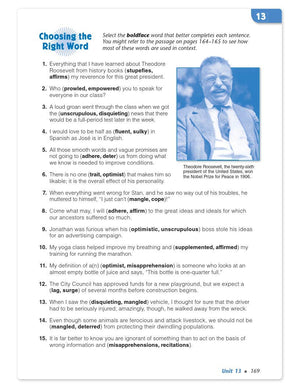 Vocabulary Workshop Level A (Grade 6) Paperback â€“ 2013