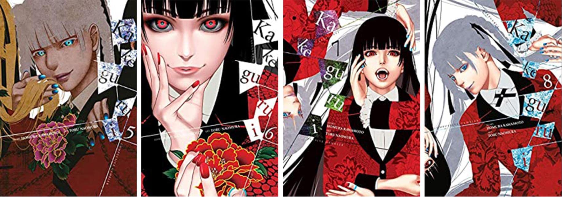Kakegurui - Compulsive Gambler - Manga Set Vol. 1-15 by Homura Kawamoto