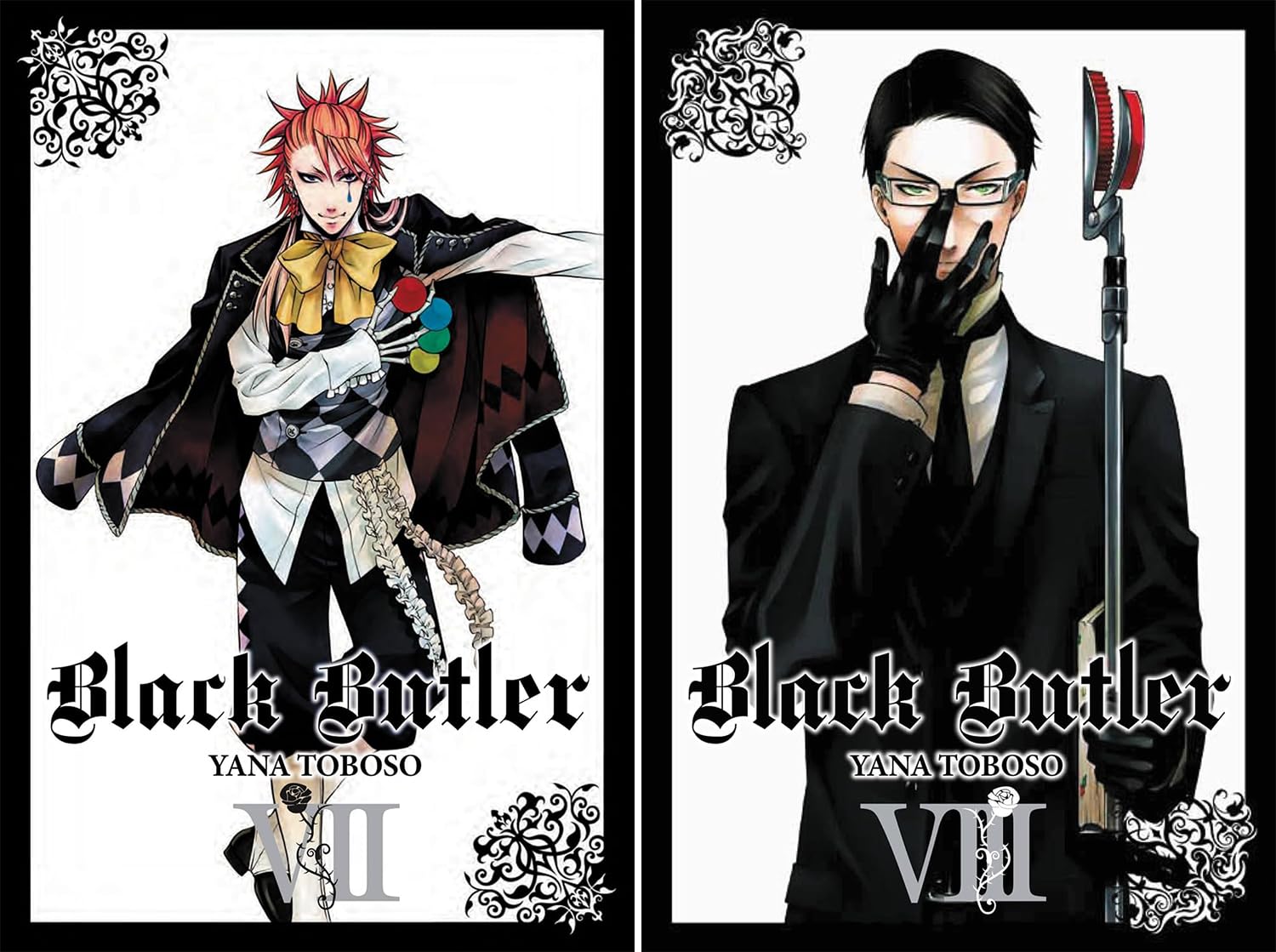 Black Butler Manga Set Vol 1 - Vol 10 by Yana Toboso