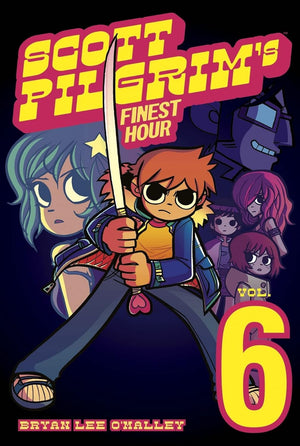 Scott Pilgrim Serise Vol. 1-6, Precious Little Life, Scott Pilgrim vs. the World, Scott Pilgrim & the Infinite Sadness, Scott Pilgrim Gets It Together, Scott Pilgrim vs The Universe, Finest Hour.