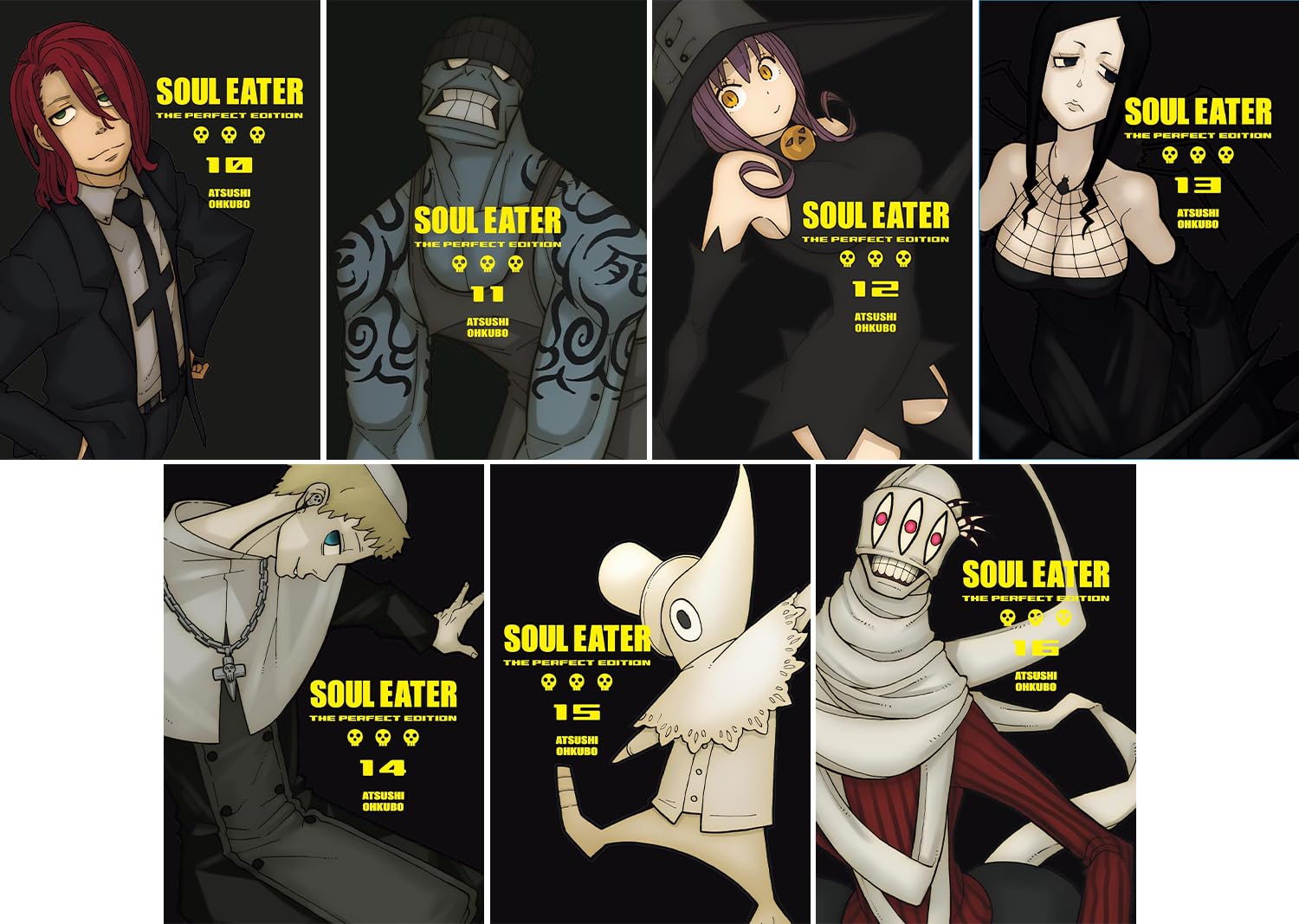 Soul Eater: The Perfect Edition 10-16, 7 Books Collection Set, by Atsushi Ohkubo