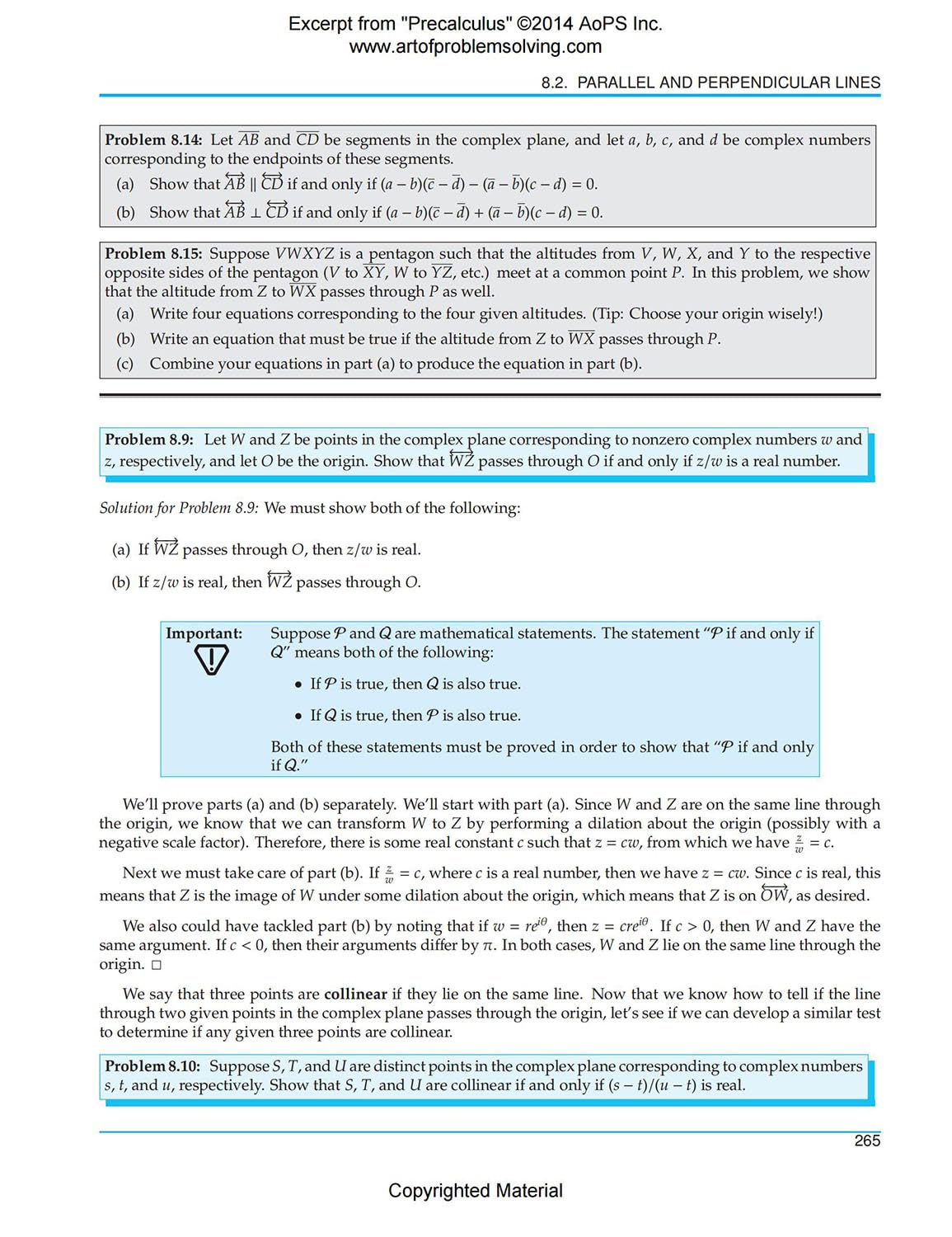Art of Problem Solving (AoPS) Series, Precalculus 2 Books Set of Text and Solution by Richard Rusczyk