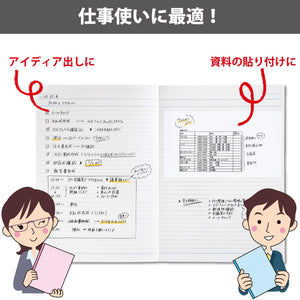 KOKUYO Campus Notebook, A 7mm(0.28in) Ruled, A4, 30 Sheets, 35 Lines, Pack of 5, 5 Colors, Japan Improt (NO-203CAX5)