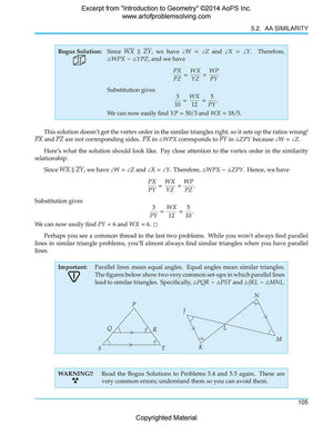 Art of Problem Solving (AoPS) Series, Introduction to Geometry 2 Books Set of Text and Solution by Richard Rusczyk