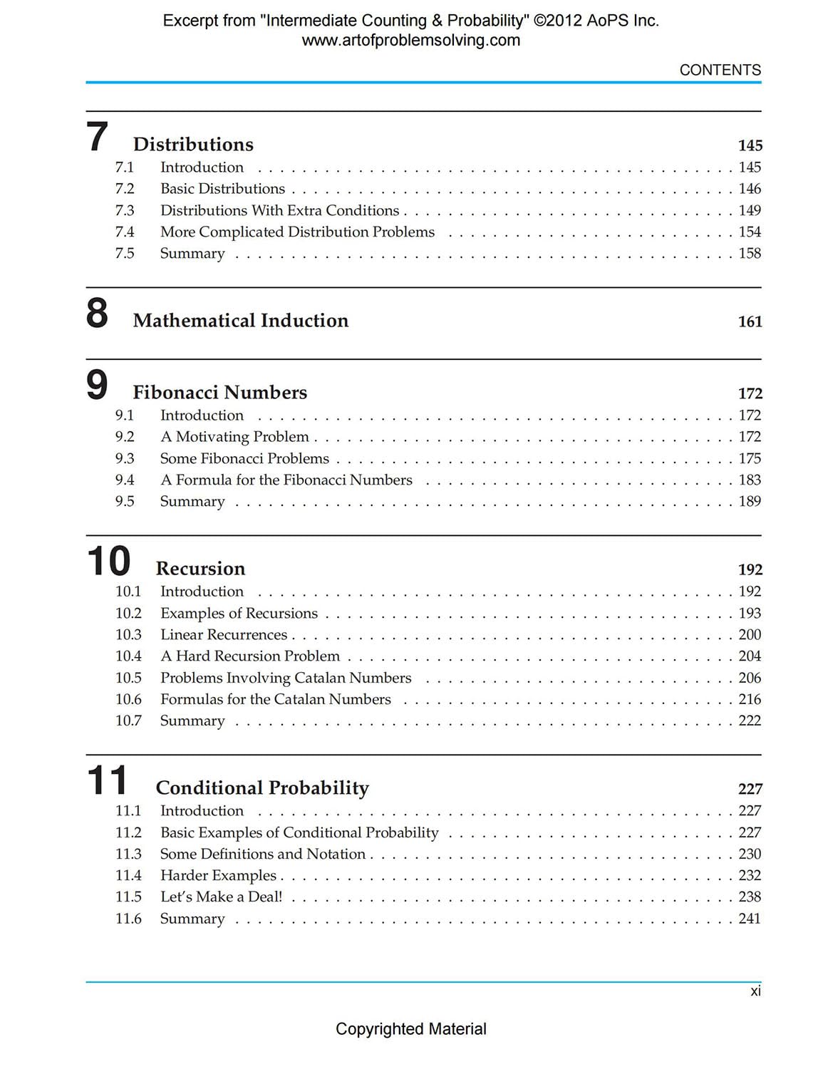 Art of Problem Solving (AoPS) Series, Intermediate Counting and Probability 2 Books Set of Text and Solution by David Patrick