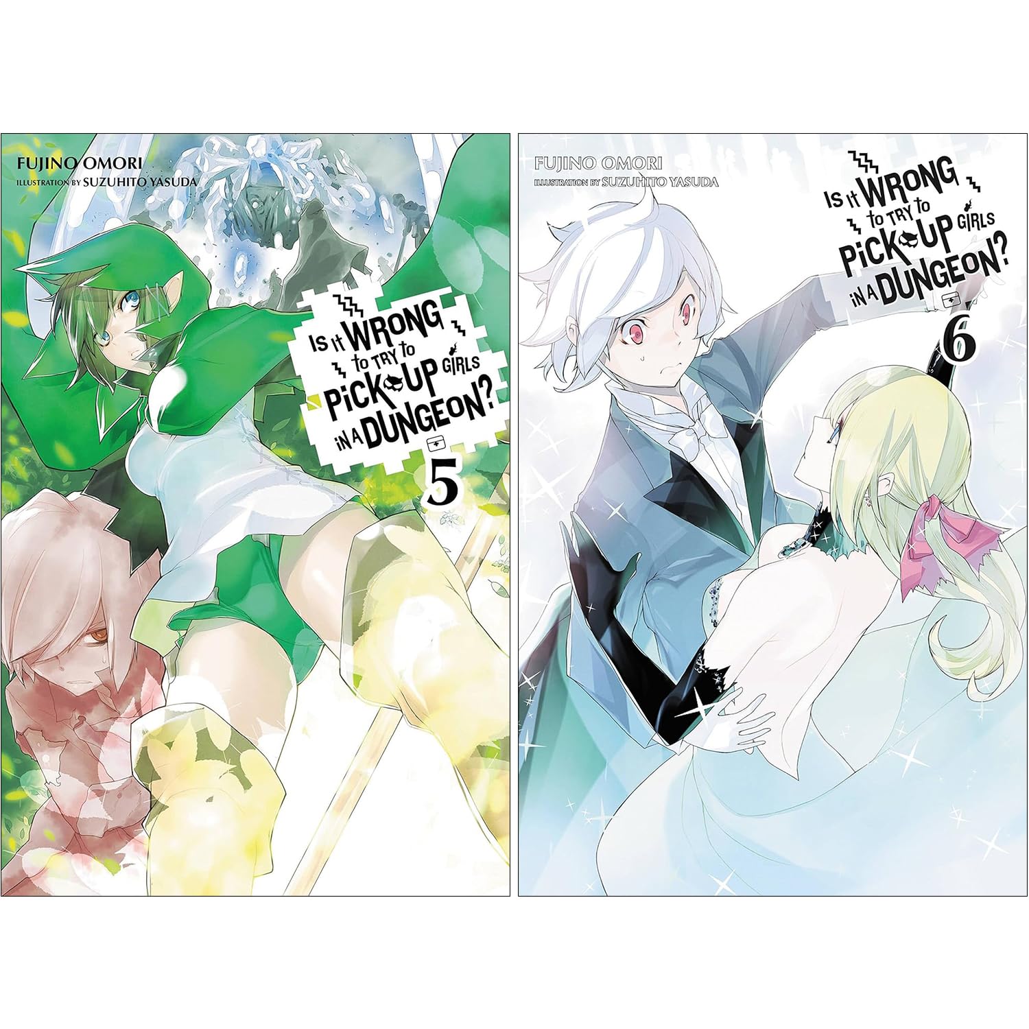 Is It Wrong to Try to Pick up Girls in a Dungeon? Light Novel Set Vol.1-10