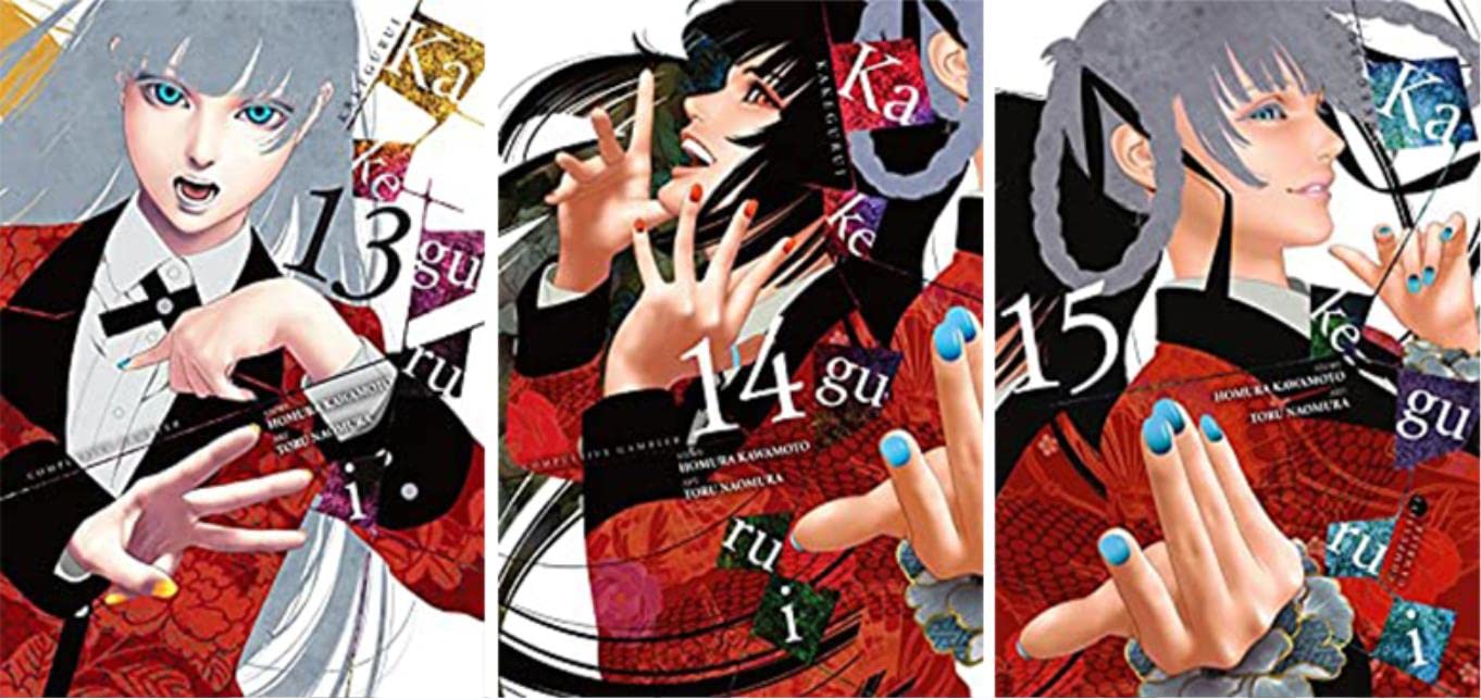 Kakegurui - Compulsive Gambler - Manga Set Vol. 1-15 by Homura Kawamoto