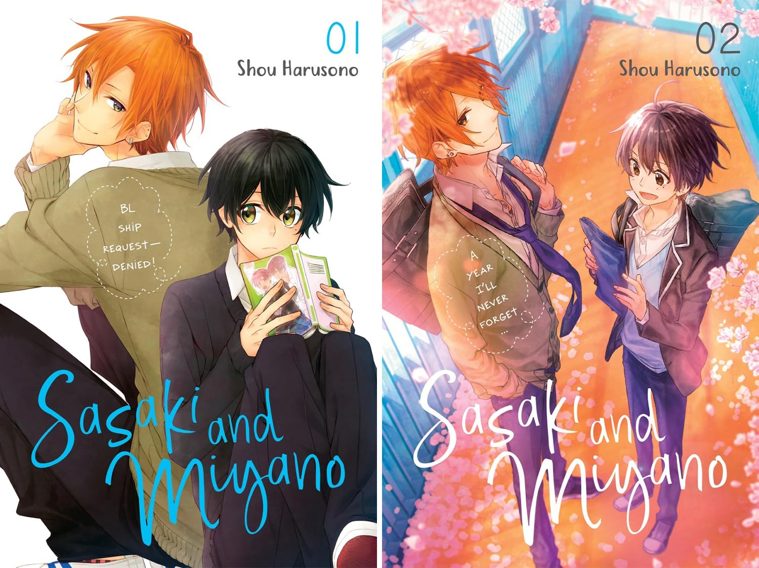Sasaki and Miyano Manga Set Vol. 1-9 by Shou Harusono