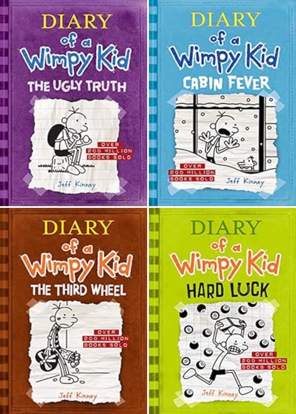 Diary of a Wimpy Kid Series, Vol 1-18, 18 Books Collection Hardcover Set, by Jeff Kinney