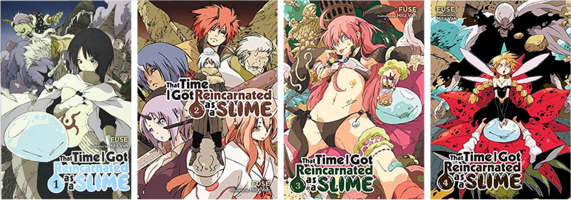 That Time I Got Reincarnated as a Slime Light Novel 15-book Set Vol. 1-15 by FUSE