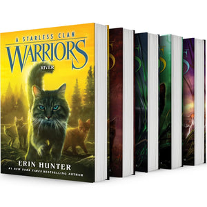 Warriors: A Starless Clan Series. Collection Set of 5 Books. River, Sky, Shadow, Thunder, Wind by Erin Hunter