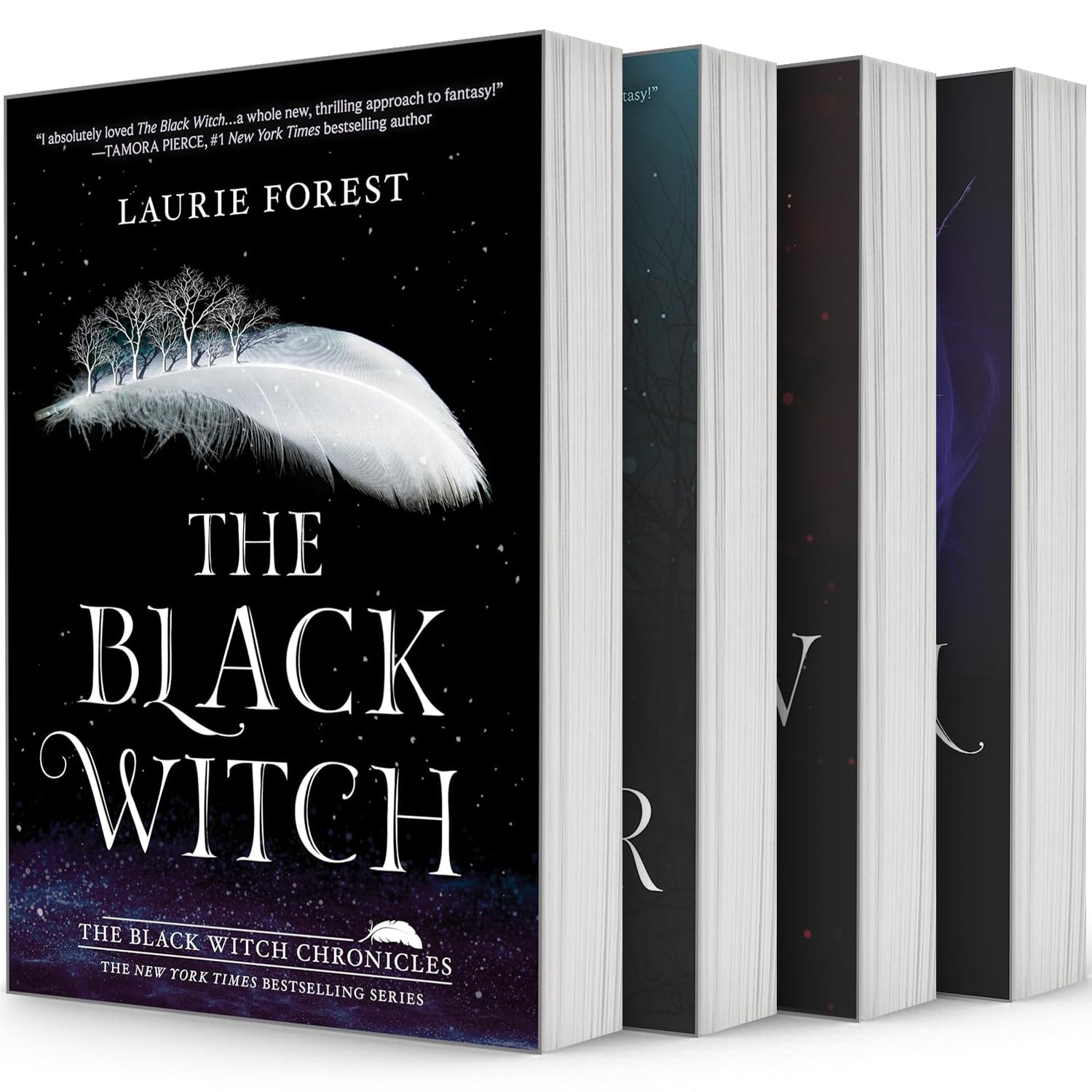 The Black Witch Chronicles Series. 4 Books Collection Set. The Black Witch, The Iron Flower, The Shadow Wand, The Demon Tide by Laurie Forest