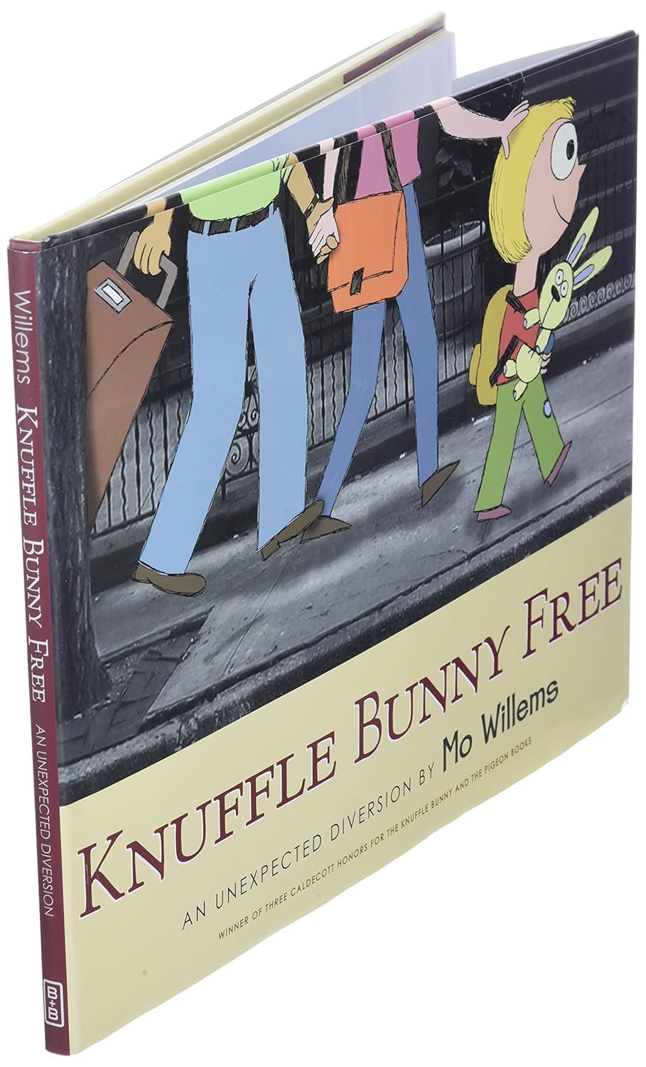 Mo Willems Knuffle Bunny Book Set of 3 - [Knuffle Bunny: A Cautionary Tale, Knuffle Bunny Too: A Case of Mistaken Identity, Knuffle Bunny Free: An Unexpected Guest]