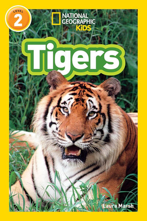 National Geographic Kids Readers, 6 Books Set, Caterpil-lar to Butterfly, Tigers, Lizards, Wolves, Volcanoes, Sharks, Level 1-2