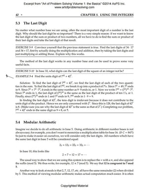 Art of Problem Solving (AoPS) Series, the Art of Problem Solving, Volume 1: the Basics, 2 Books Set of Text and Solution by Sandor Lehoczky and Richard Rusczyk
