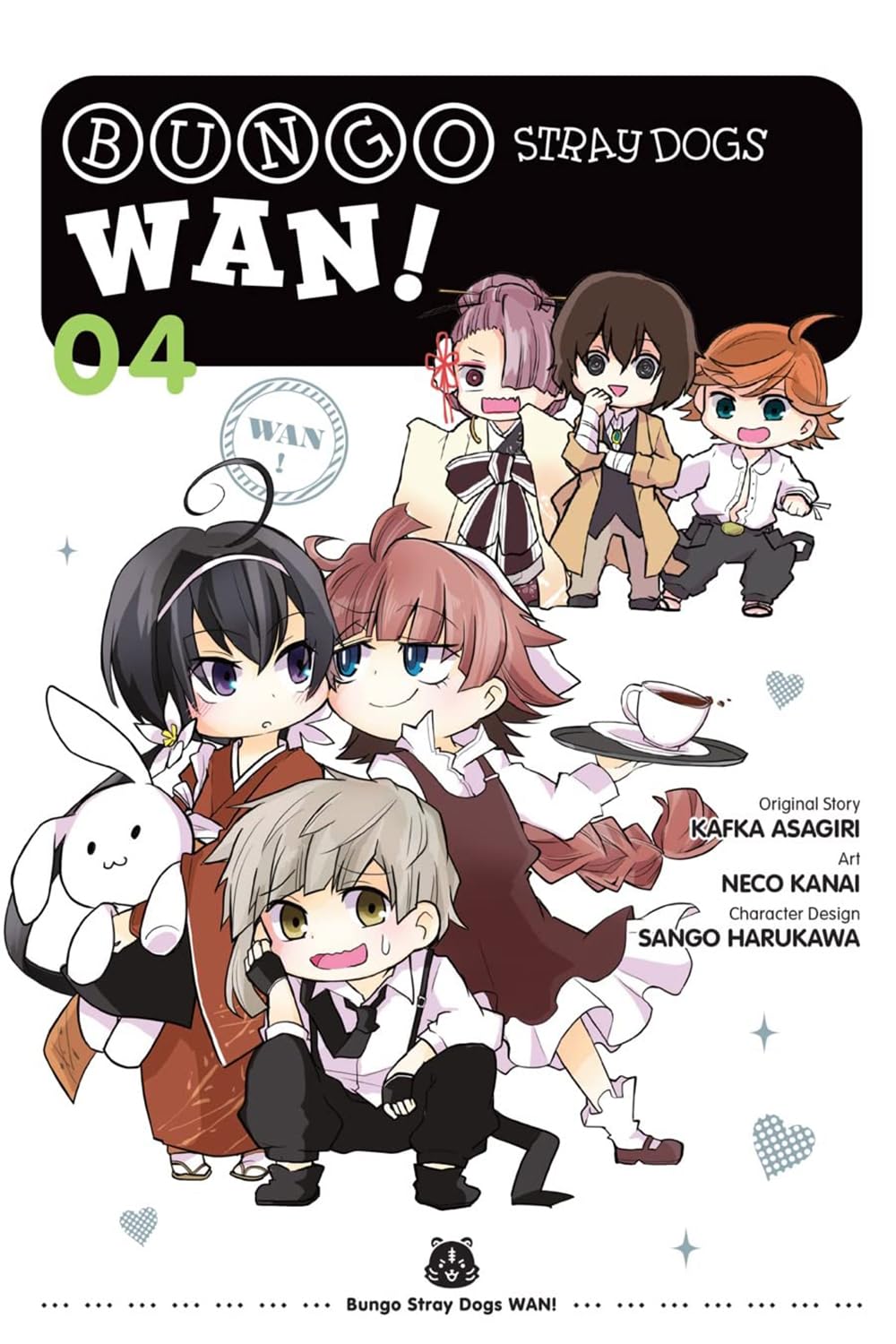 Bungo Stray Dogs: Wan! Series, Set of 6 Books. Vol. 1-6