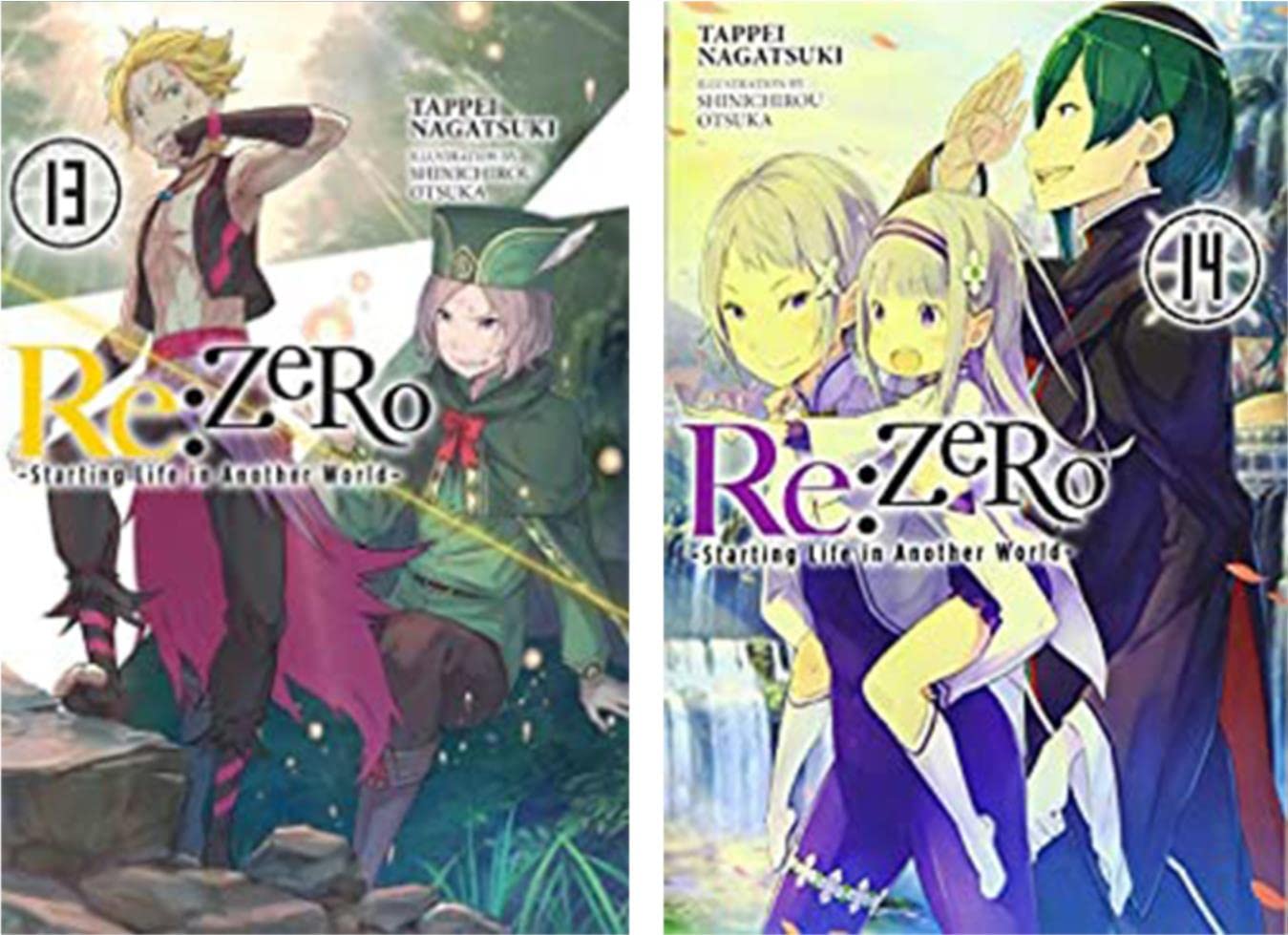 Re:ZERO -Starting Life in Another World- Vol. 11-20 Light Novel Set by Tappei Nagatsuki