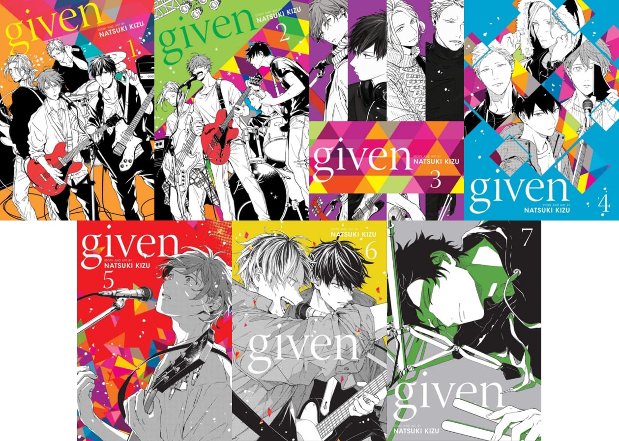 Given Manga Set, Volumes 1-7