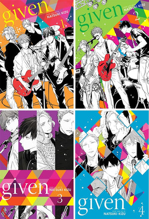 Given 1-9 Bundle Set (9 Book Collection) by Kizu Natsuki