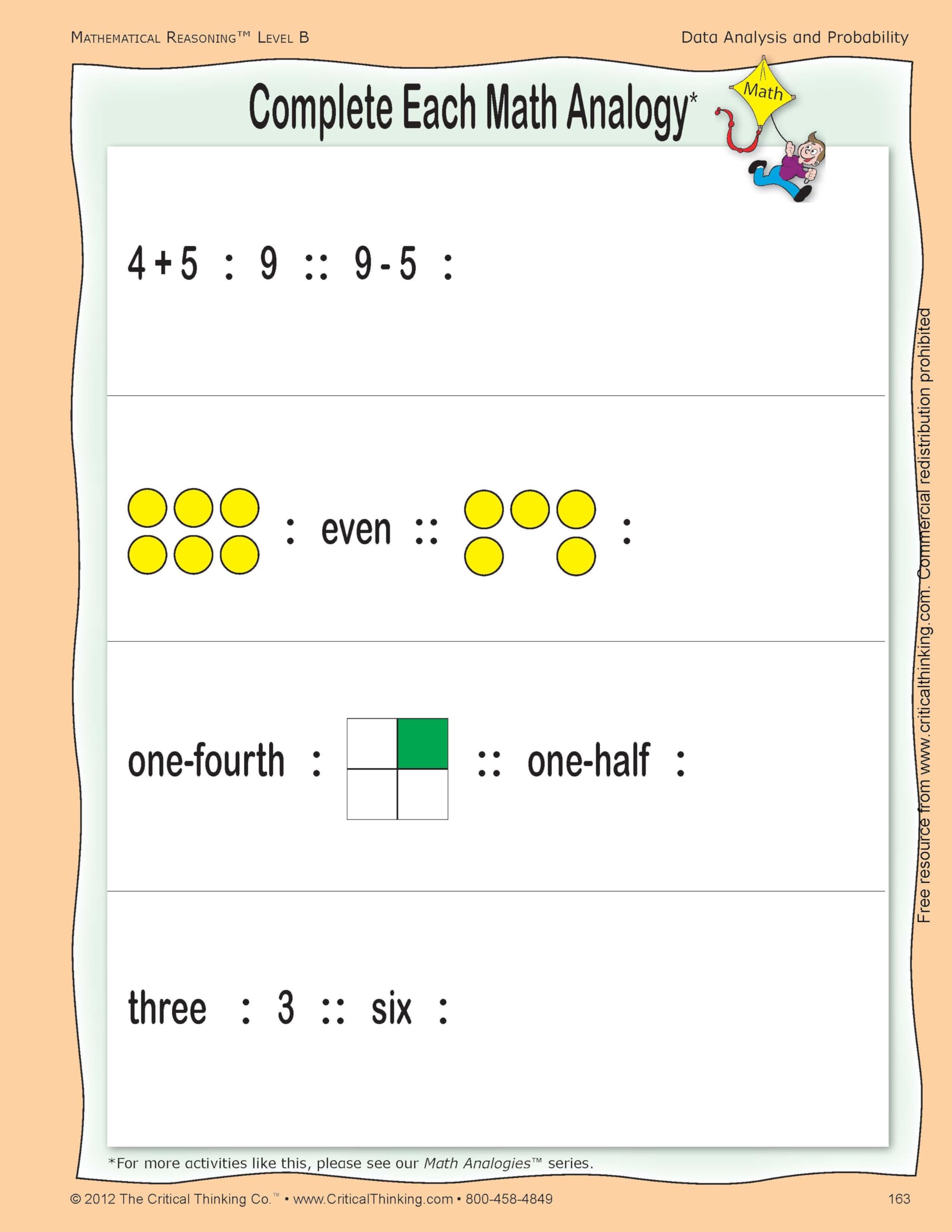 Mathematical Reasoning Level B Full Curruculum Workbook - Bridging the Gap Between Computation and Math Reasoning (Grade 1)