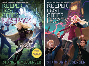 Keeper of the Lost Cities Series 11 Books Set by Shannon Messenger (Keeper of the Lost Cities, Exile, Everblaze, Neverseen, Lodestar, Nightfall, ... Unlocked Book 8.5, Unraveled Book 9.5)