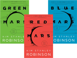 NEW LARGE-SIZE PAPERBACK EDITION! Mars Trilogy Series 3 Books Set (Red Mars, Green Mars, Blue Mars)