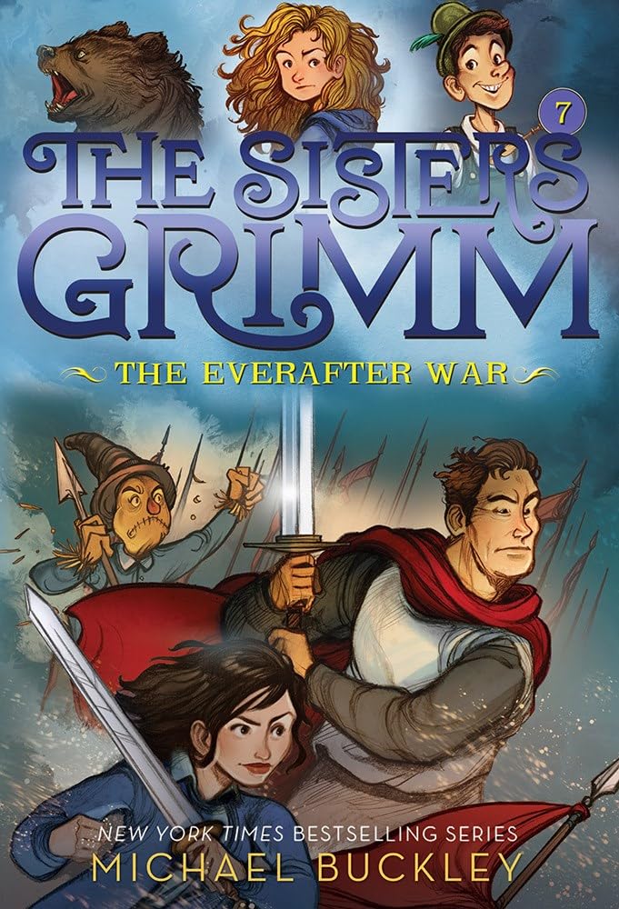 9 Books: Sisters Grimm Set - Fairy Tale Detectives, Unusual Suspect, Problem Child, Once Upon A, Magic & Other Misdemeanors, Tales of the Hood, Everafter War, Inside Story, Council of Mirrors