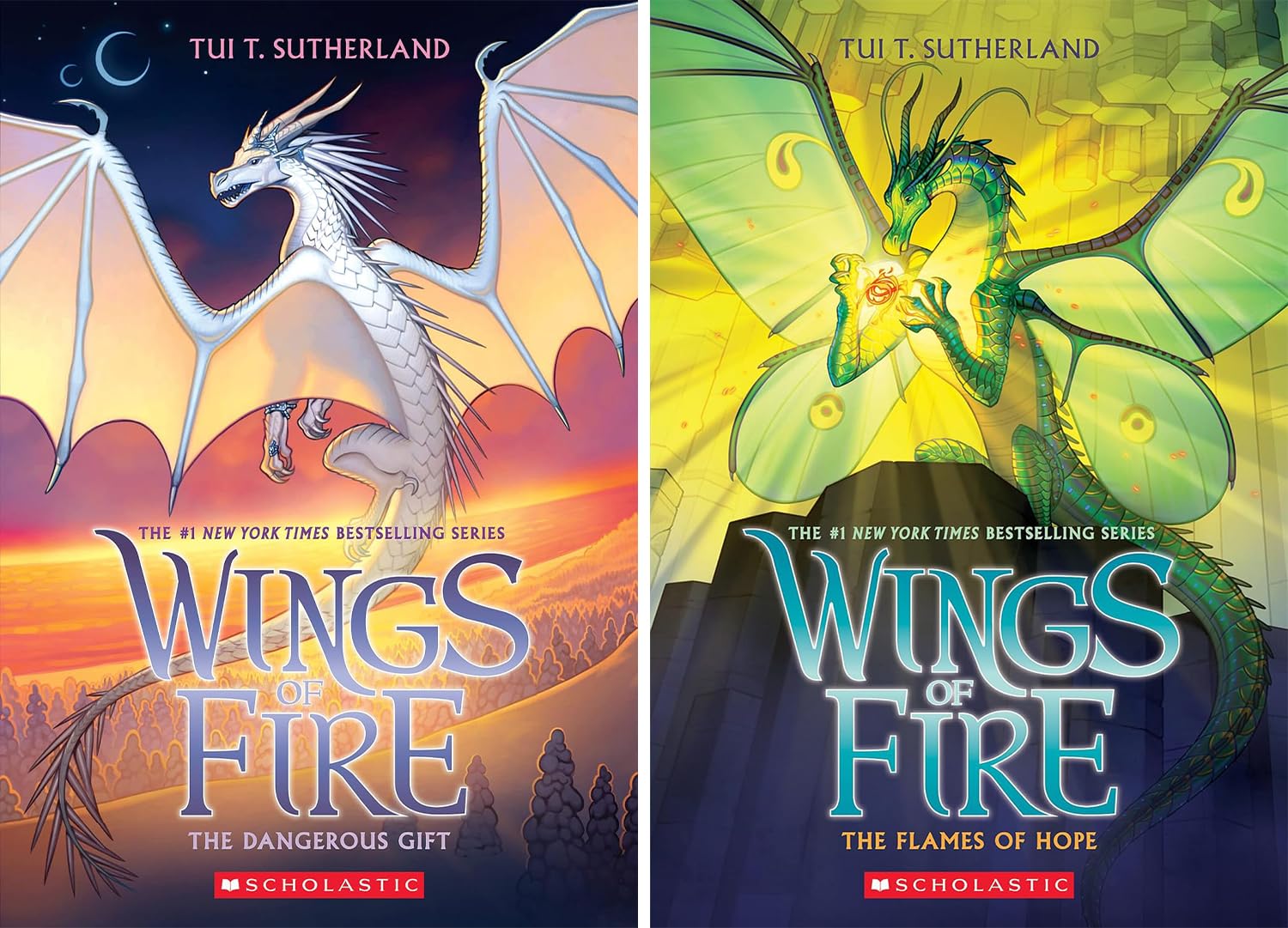 Wings of Fire Series 17 Books Collection Set. Wings of Fire Volume 1-15 and Dragonslayer & Darkstalker by Tui T. Sutherland