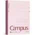 Kokuyo Campus Composition Notebook, 1 Pack B5 Lined Notebooks with 100 Sheets College Ruled Paper, 7 x 10 inch Pink Notebook for School and Work, School Supplies Comp Book for Journal Diary, Japan Import
