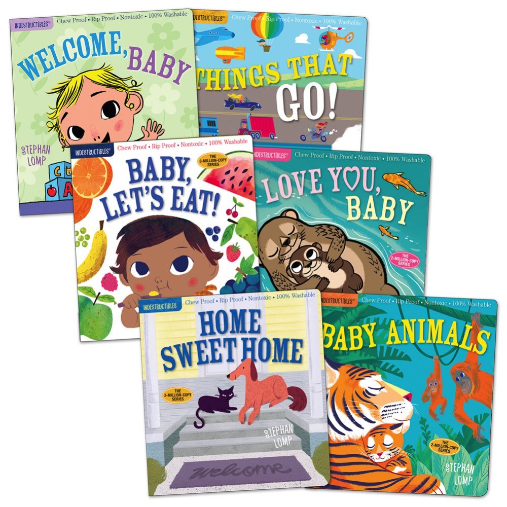 Indestructibles Basic Words Picture Books - Set of 6