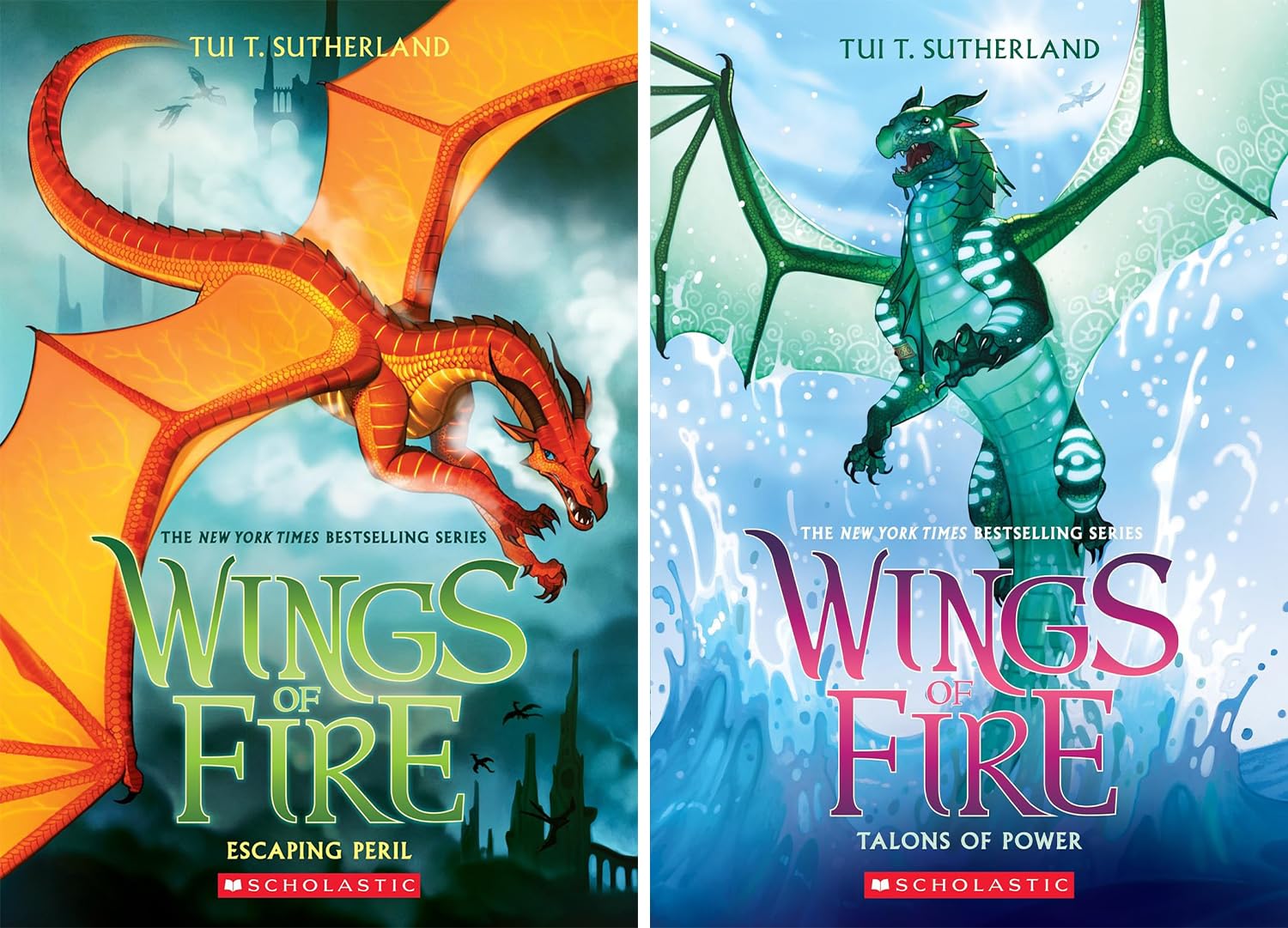 Wings of Fire Series 17 Books Collection Set. Wings of Fire Volume 1-15 and Dragonslayer & Darkstalker by Tui T. Sutherland