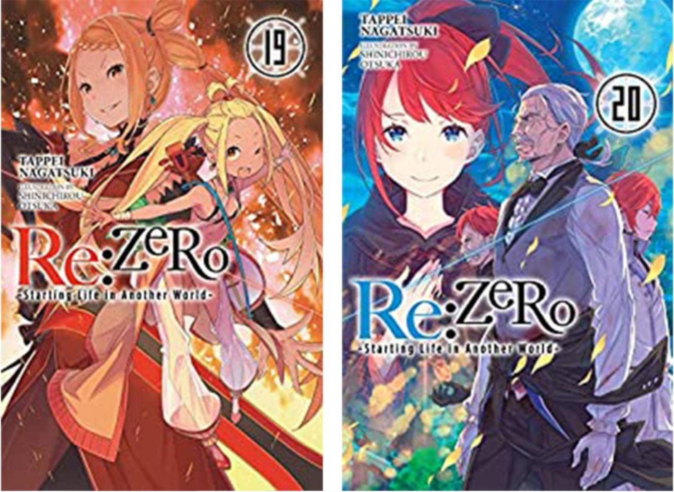 Re:ZERO -Starting Life in Another World- Vol. 11-20 Light Novel Set by Tappei Nagatsuki