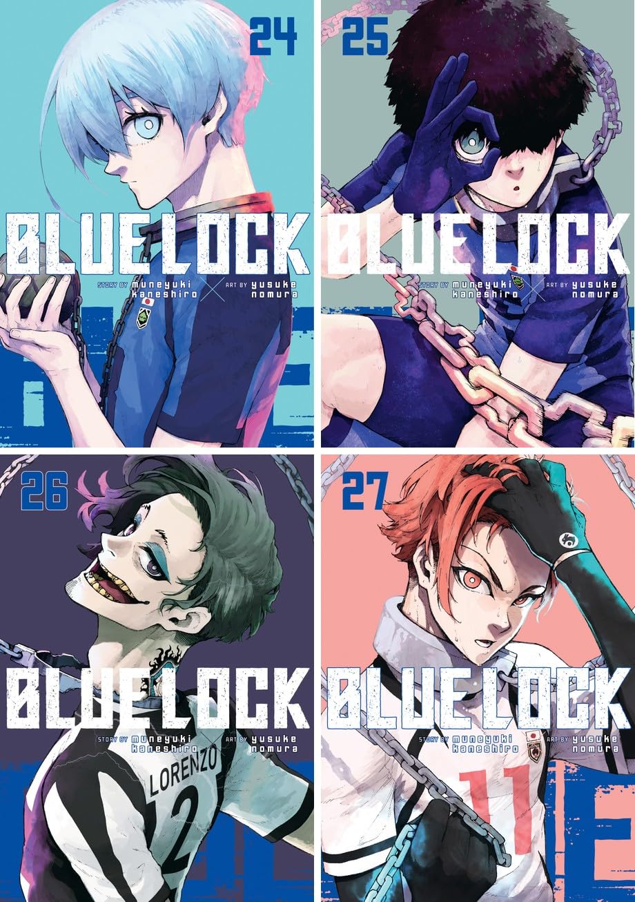 Blue Lock Series Vol. 16-32, 17 Books Collection Set by Muneyuki Kaneshiro