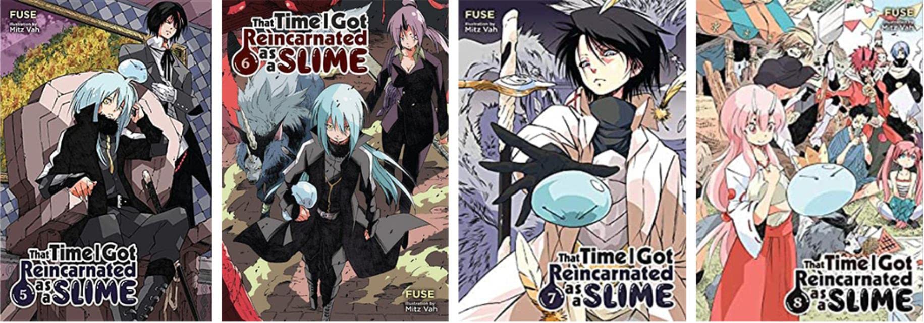 That Time I Got Reincarnated as a Slime Light Novel 15-book Set Vol. 1-15 by FUSE