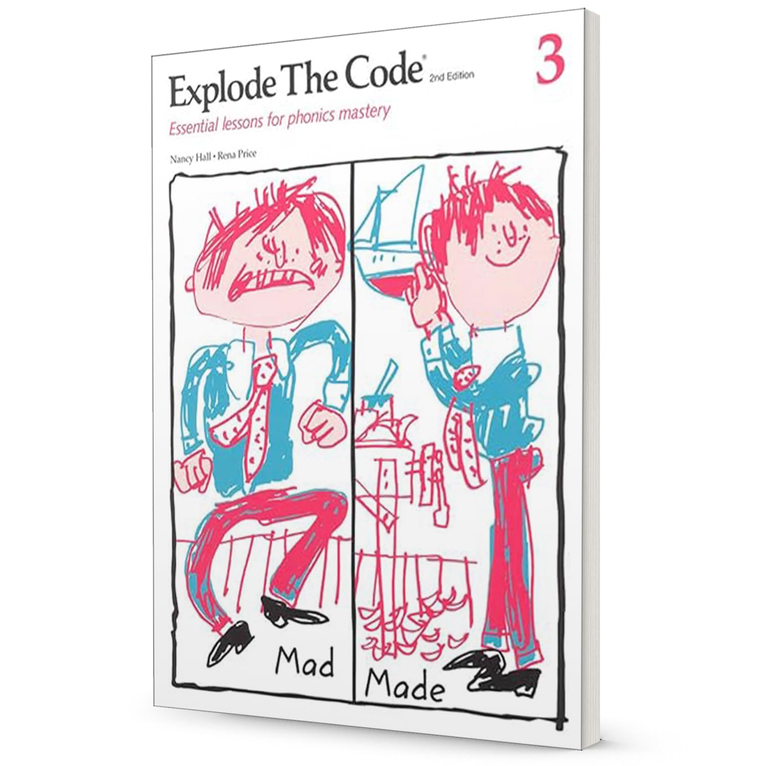 Explode the Code: Book 3 – Student Workbook, 2nd Edition | Phonics and Reading Skills Practice