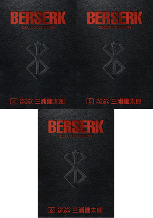 Berserk Deluxe Edition Series 3 Books Collection (vol 4-6, Berserk Deluxe Volume 4, Berserk Deluxe Volume 5, Berserk Deluxe Volume 6) by Kentaro Miura