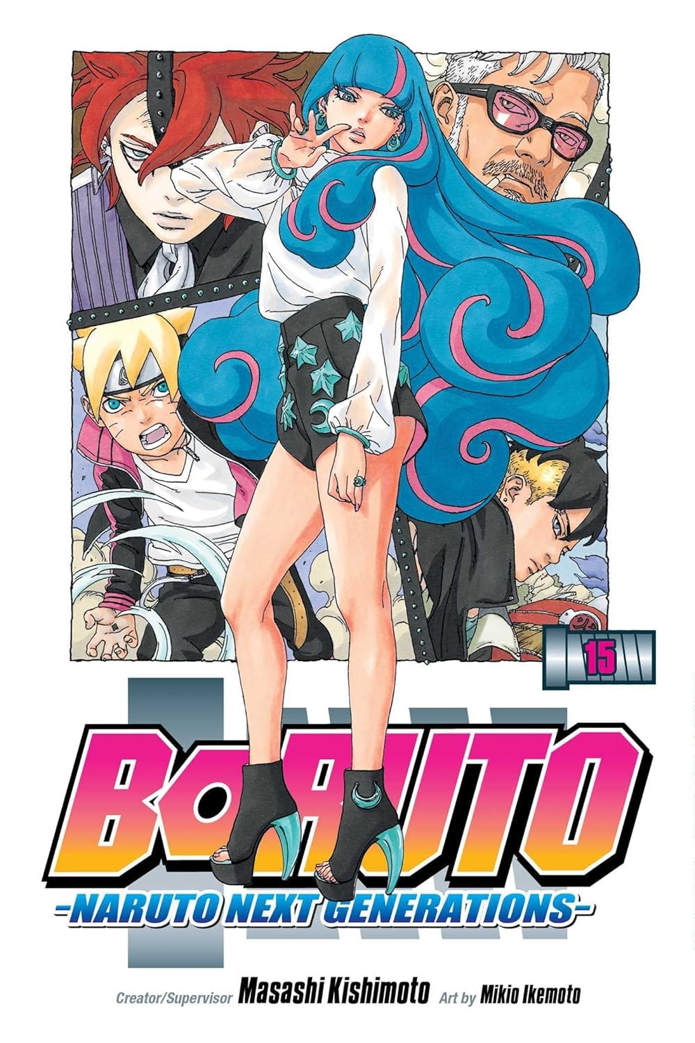 Boruto: Naruto Next Generations Series, Set of 15 Books (Vol. 1 - Vol. 15) by Ukyo Kodachi